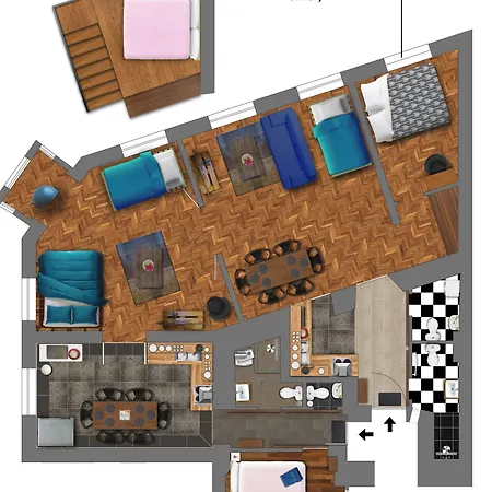 New - Walnuttree Double 12 Person In - Hungary 公寓 *
